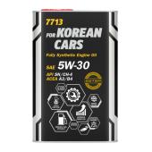 7713 MANNOL FOR KOREAN CARS 5W30 4 л. (Metal) Синтетическое моторное масло 5W-30