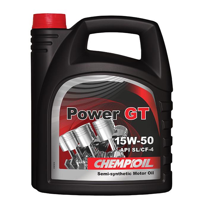 9503 CHEMPIOIL POWER GT 15W-50 4 л. Полусинтетическое моторное масло 15W50 