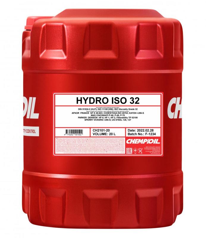 2101 CHEMPIOIL HYDRO ISO 32 20 л. Гидравлическое масло 