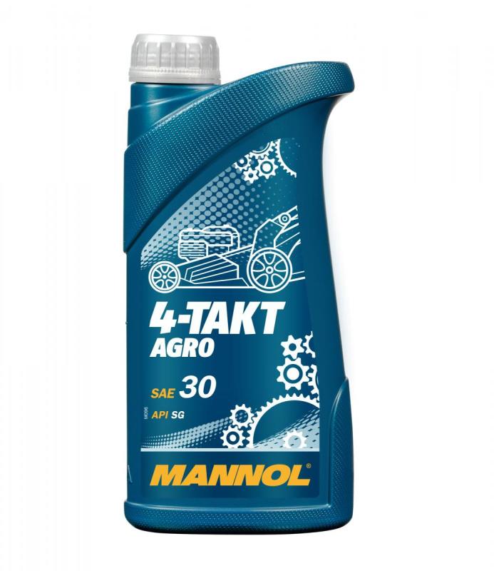 7203 MANNOL 4-TAKT AGRO SAE 30 1 л. Минеральное моторное масло для садовой техники