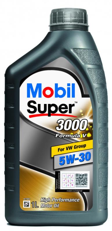 MOBIL SUPER 3000 Formula V 5W30 1 л. (Франция) Синтетическое моторное масло 5W30