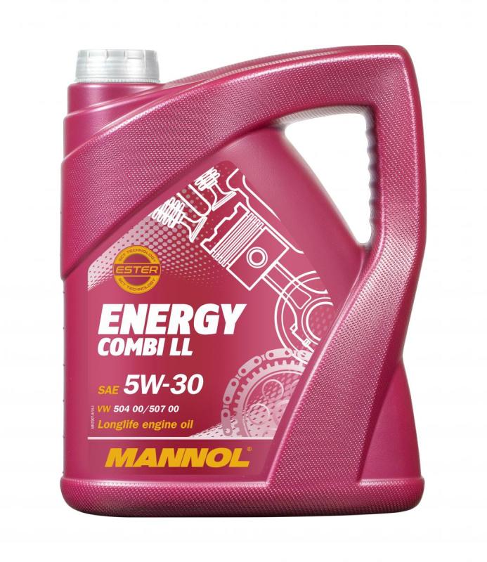 7907 MANNOL ENERGY COMBI LL 5W30 5 л. Синтетическое моторное масло 5W30