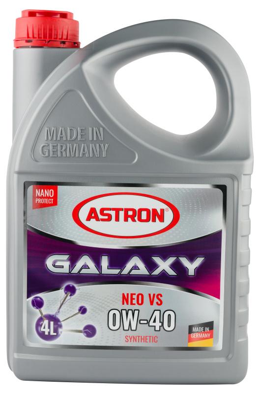 ASTRON GALAXY NEO VS 0W40 4 л. Синтетическое моторное масло 0W-40