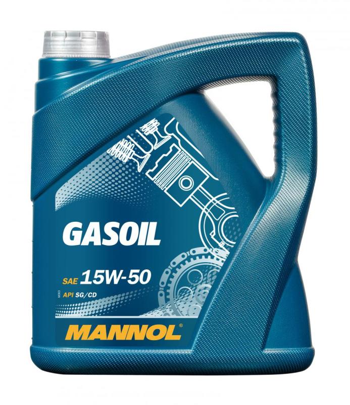 7401 MANNOL GASOIL 15W50 4 л. Минеральное моторное масло 15W-50