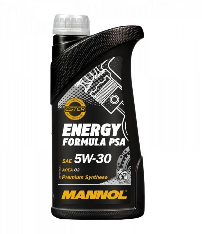 7703 MANNOL ENERGY FORMULA PSA 5W30 1 л. Синтетическое моторное масло 5W-30