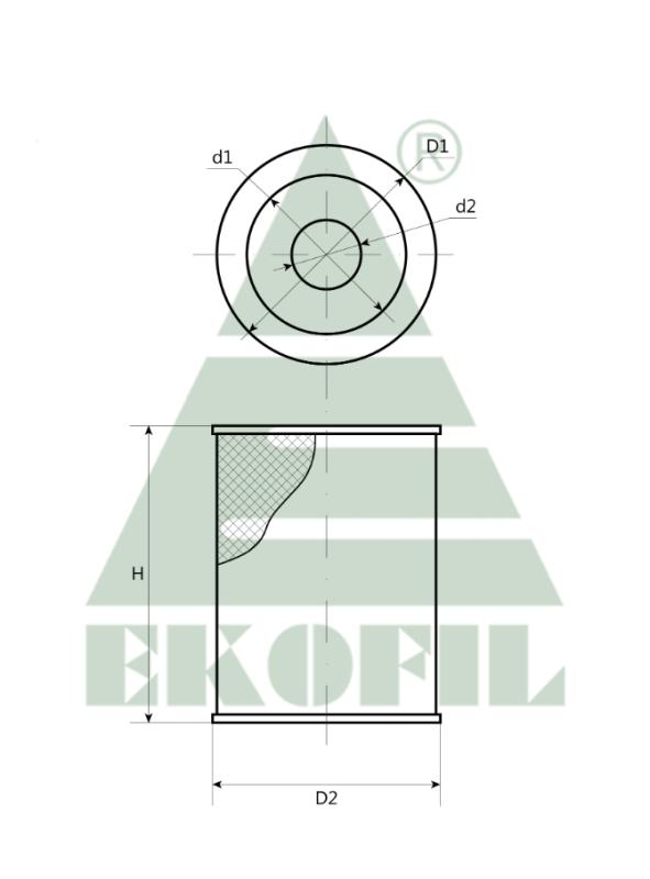 EKO-03.11 EKOFIL Элемент тонкой очистки топлива раздаточных колонок «Scheidt&Bachmann» (Германия) EKO0311