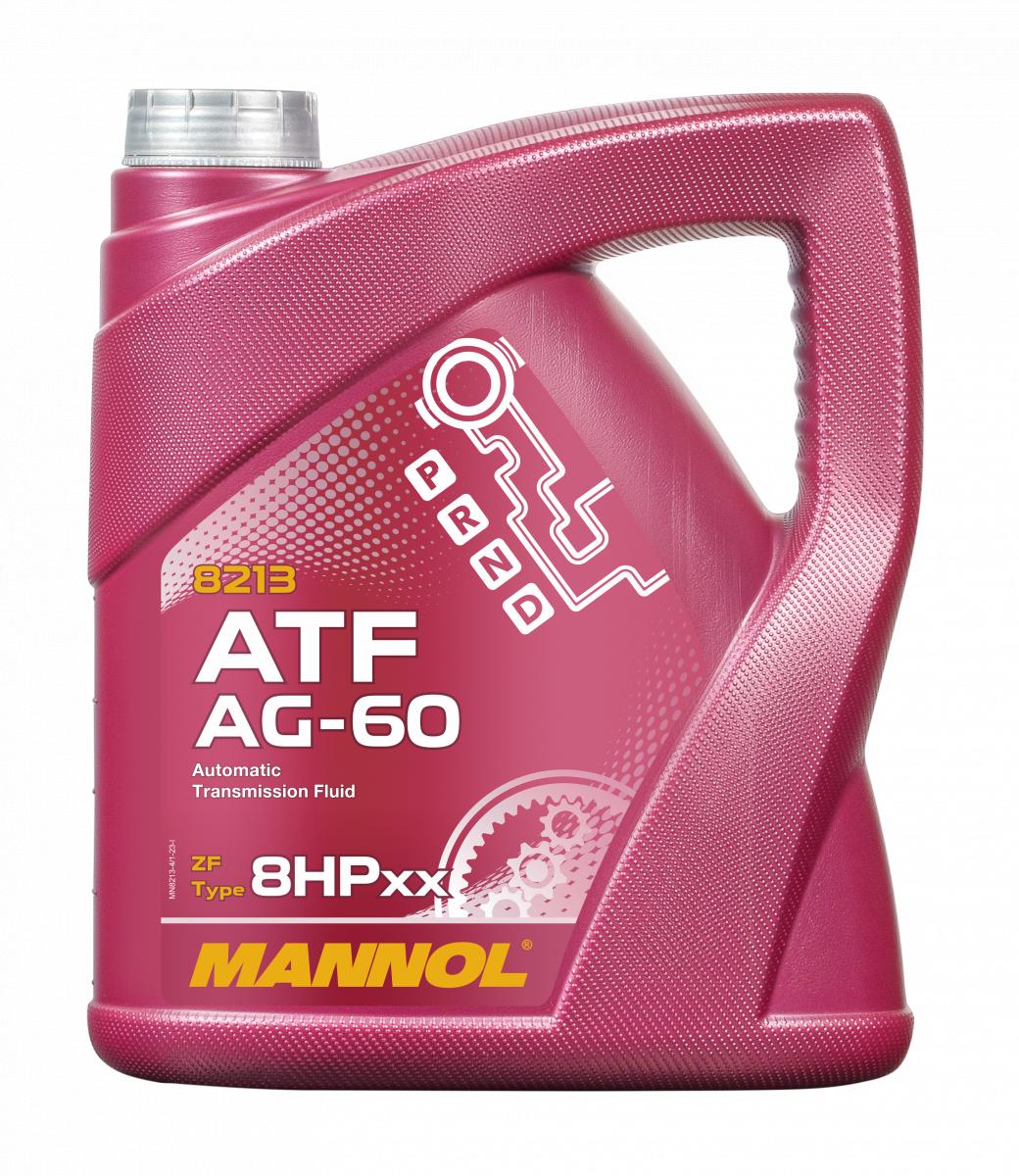 8213 MANNOL ATF AG60 4 л. Синтетическая трансмиссионная жидкость  8213 MANNOL ATF AG60 4 л. Синтетическая трансмиссионная жидкость