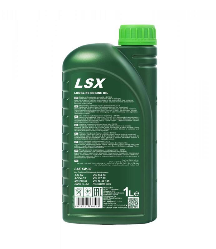 6701 FANFARO LSX 5W30 1 л. Синтетическое моторное масло 5W-30