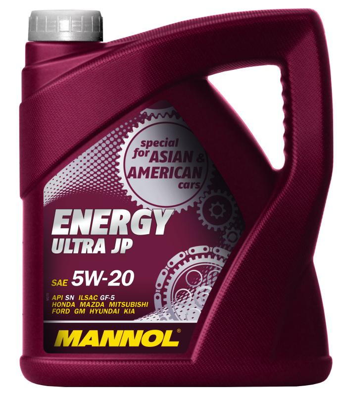 7906 MANNOL ENERGY ULTRA JP 5W20 4 л. Синтетическое мотороное масло 5W20