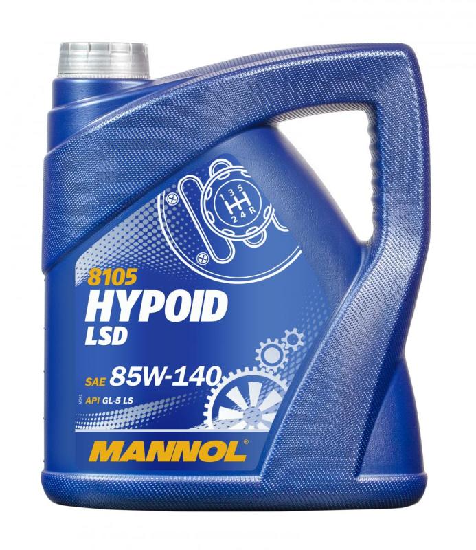 8105 MANNOL HYPOID LSD 85W140 4 л. Трансмиссионное масло 85W-140