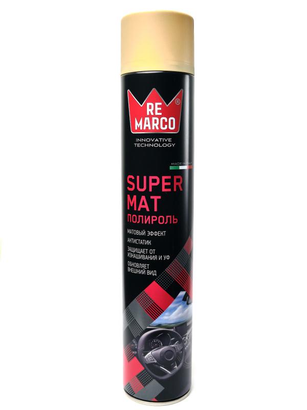 RE MARCO BRILLIANT SHINE SUPER MAT "ВАНИЛЬ" 750 мл. Полироль очиститель пластика и салона матовый