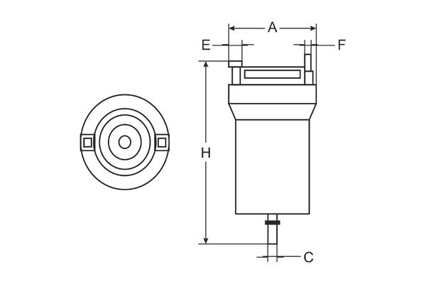 SCT ST 6507 Топливный фильтр ST6507