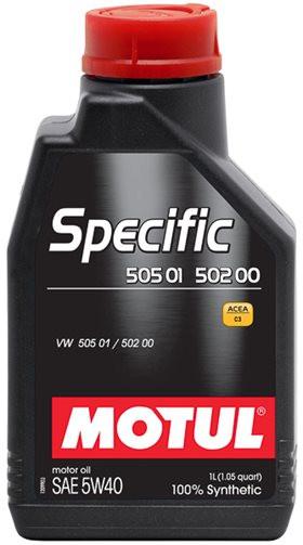 MOTUL SPECIFIC 505.01 / 505.00 5W40 1 л. Синтетическое моторное масло 5W-40