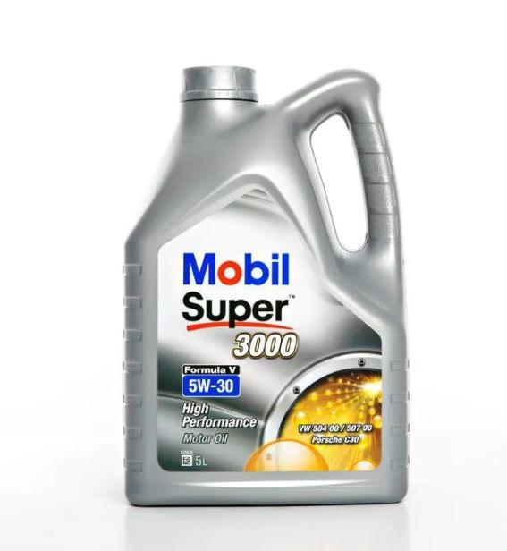 MOBIL SUPER 3000 Formula V 5W30 5 л.(Франция) Синтетическое моторное масло 5W30