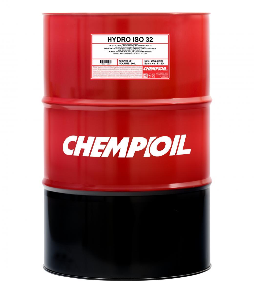 2101 CHEMPIOIL HYDRO ISO 32 60 л. Гидравлическое масло  2101 CHEMPIOIL HYDRO ISO 32 60 л. Гидравлическое масло