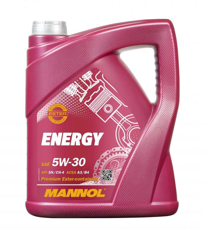 7511 MANNOL ENERGY 5W30 5 л. Синтетическое моторное масло 5W-30