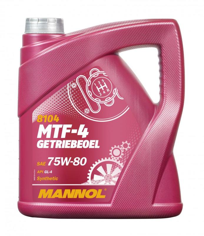 8104 MANNOL MTF-4 GETRIEBEOEL 75W80 4 л. Синтетическое трансмиссионное масло 75W-80