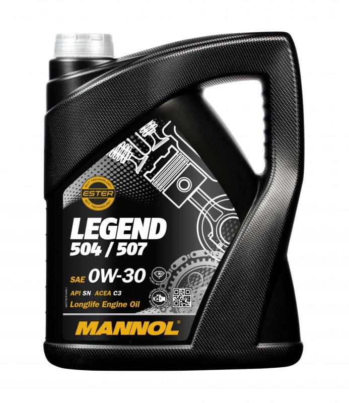 7730 MANNOL LEGEND 504/507 0W30 5 л. Синтетическое моторное масло 0W-30 