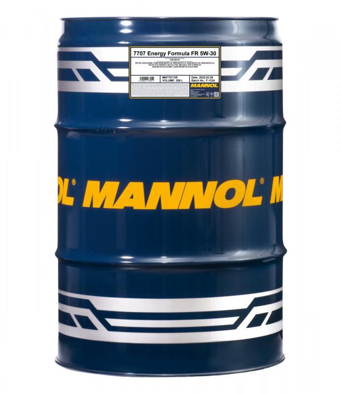 7707 MANNOL ENERGY FORMULA FR 5W30 208 л. Синтетическое моторное масло 5W-30