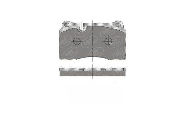 SCT SP 396 Тормозные колодки (комплект 4 шт.) SP396