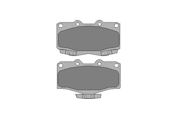 SCT SP 160 Тормозные колодки (комплект 4 шт.) SP160