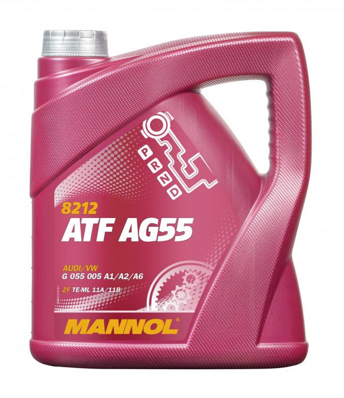 8212 MANNOL ATF AG55 4 л. Синтетическая трансмиссионная жидкость 