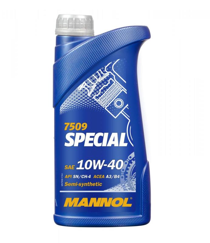 7509 MANNOL SPECIAL 10W40 1 л. Полусинтетическое моторное масло 10W-40