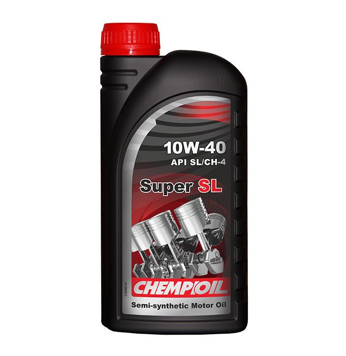 9502 CHEMPIOIL SUPER SL 10W40 1 л. Полусинтетическое моторное масло 10W-40