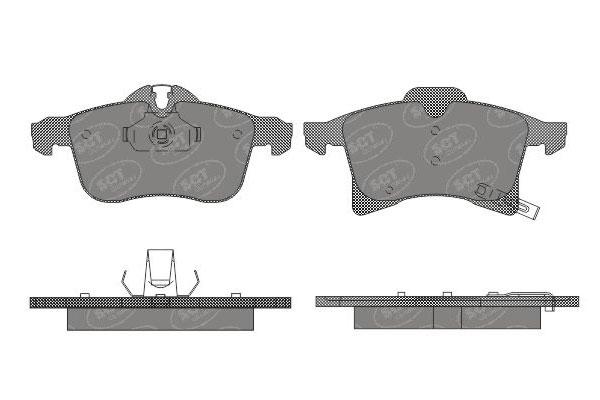 SCT SP 493 Тормозные колодки (комплект 4 шт.) SP493