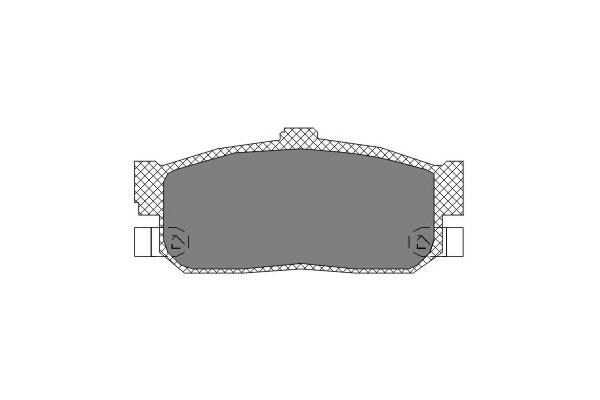 SCT SP 139 Тормозные колодки (комплект 4 шт.) SP139