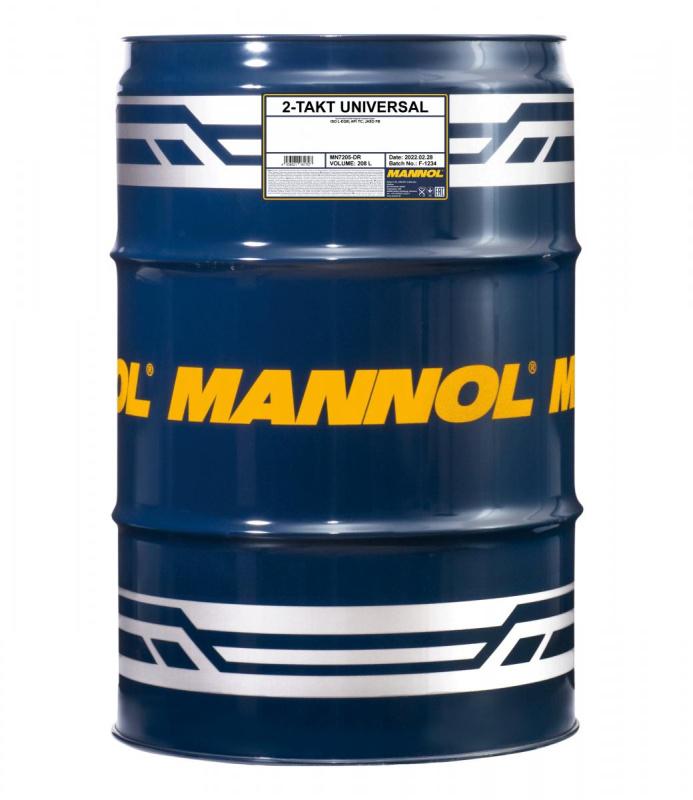 7205 MANNOL 2-TAKT UNIVERSAL 208 л. Моторное масло для 2Т двигателей