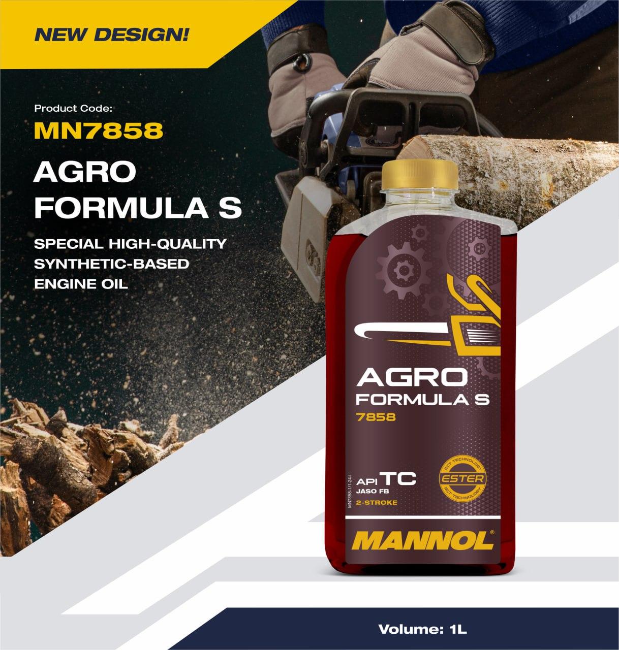 7858 MANNOL AGRO FORMULA S 1 л. Синтетическое моторное масло 7858 MANNOL AGRO FORMULA S 1 л. Синтетическое моторное масло
