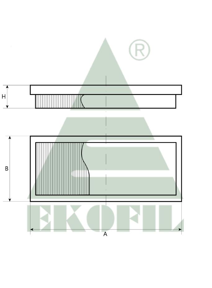 EKO-04.82K EKOFIL Салонный фильтр (угольный) EKO0482K EKO-04.82K EKOFIL Салонный фильтр (угольный) EKO0482K