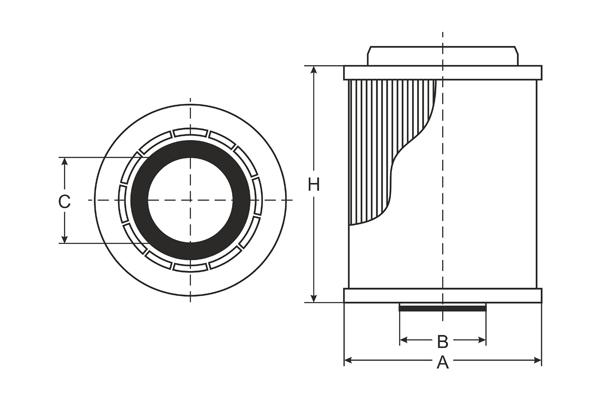 SCT SH 4041 Масляный фильтр SH4041