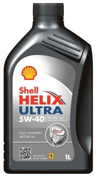 SHELL HELIX ULTRA 5W40 1 л. (Италия) Синтетическое моторное масло 5W-40