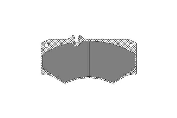 SCT SP 104 Тормозные колодки (комплект 4 шт.) SP104