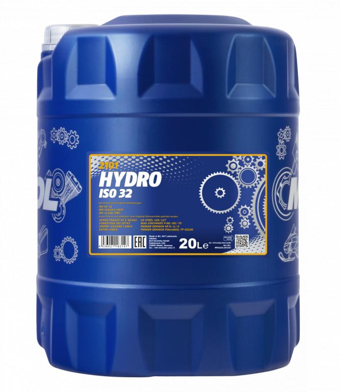 2101 MANNOL HYDRO ISO 32 20 л. Гидравлическое масло  