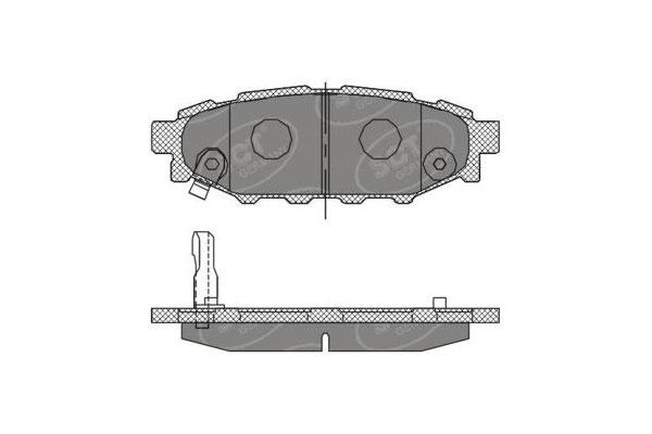 SCT SP 395 Тормозные колодки (комплект 4 шт.) SP395