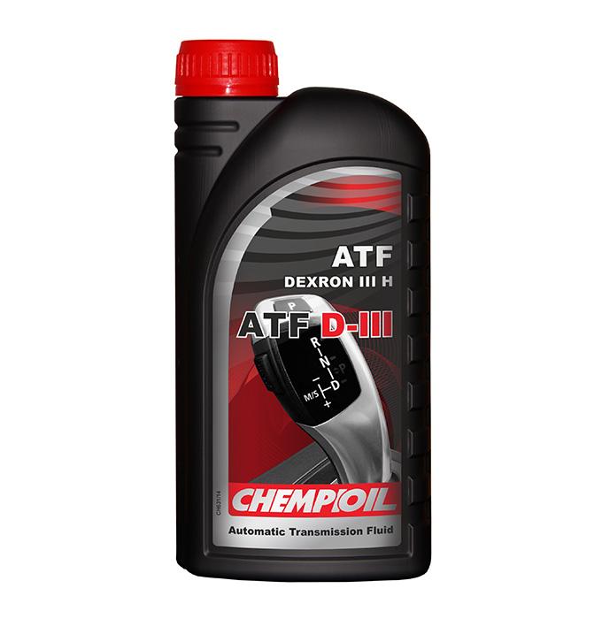 8902 CHEMPIOIL ATF D-III 1 л. Синтетическое масло для АКПП, ГУР 