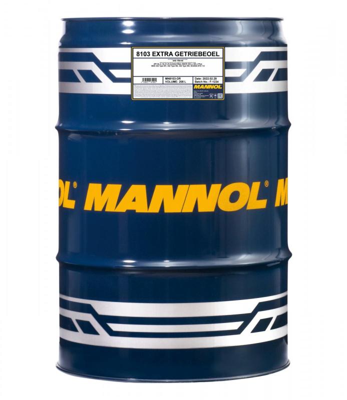 8103 MANNOL EXTRA GETRIEBEOEL 75W90 208 л. Синтетическое трансмиссионное масло 75W-90