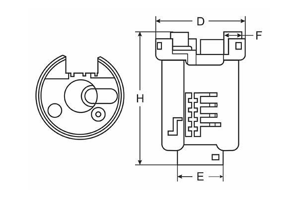 SCT ST 6524 Топливный фильтр ST6524