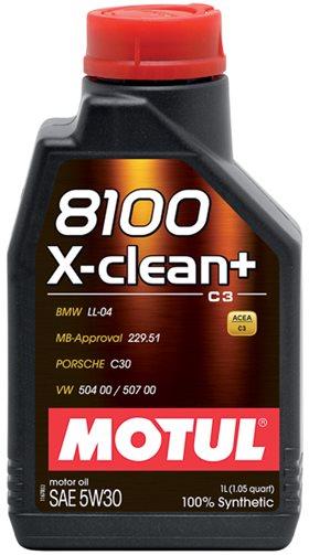 MOTUL 8100 X-CLEAN+ 5W30 1 л. Синтетическое моторное масло 5W-30