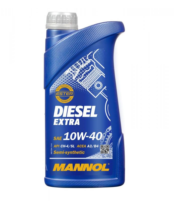 7504 MANNOL DIESEL EXTRA 10W40 1 л. Полусинтетическое моторное масло 10W-40