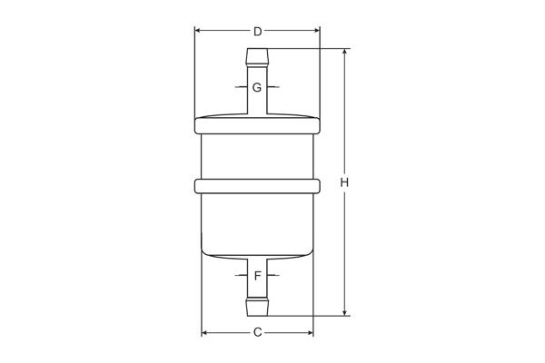 SCT ST 487 Топливный фильтр ST487