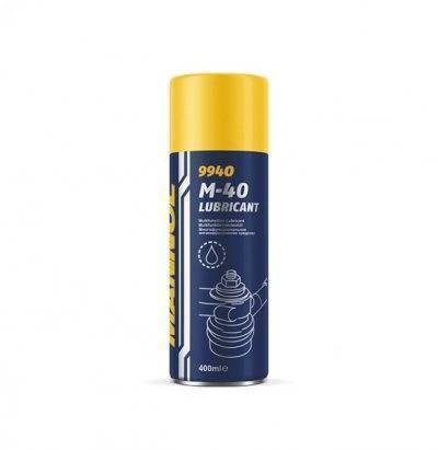 9940 MANNOL M-40 LUBRICANT 400 мл. Антикоррозийное очищающее средство (аэрозоль) 