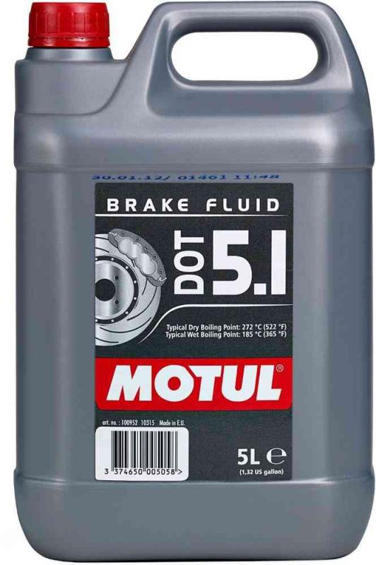 MOTUL DOT 5.1 BRAKE FLUID 5 л. Синтетическая тормозная жидкость 