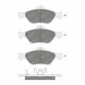 SCT SP 710 Тормозные колодки (комплект 4 шт.) SP710
