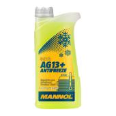 4014 MANNOL ANTIFREEZE ADVANCED AG13+ 1 л. Готовый раствор охлаждающей жидкости желтый