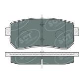 SCT SP 380 Тормозные колодки (комплект 4 шт.) SP380