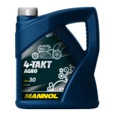 7203 MANNOL 4-TAKT AGRO SAE 30 4 л. Минеральное моторное масло для садовой техники